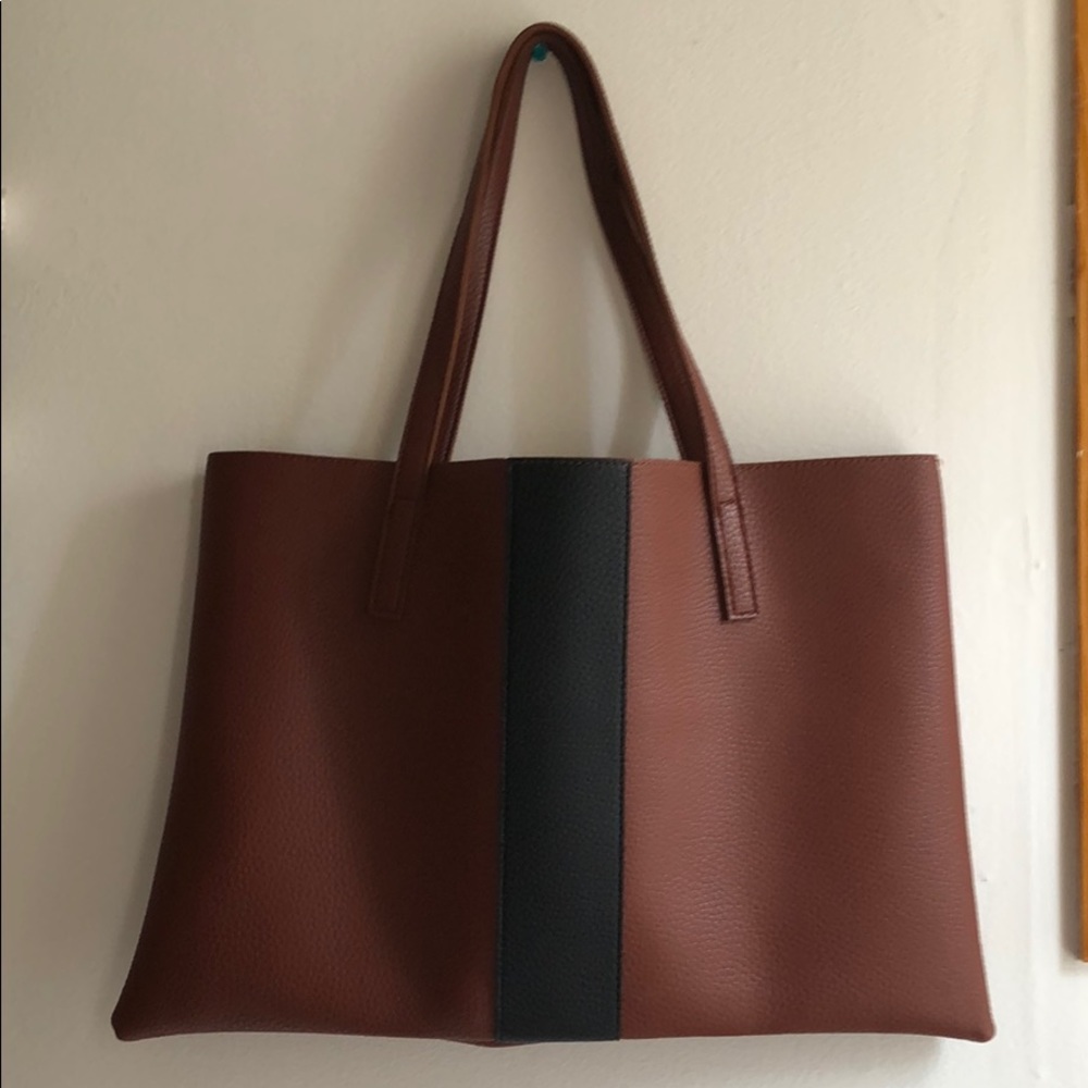 NWOT Vince Camuto Brown x Fabfitfun Luck Tote